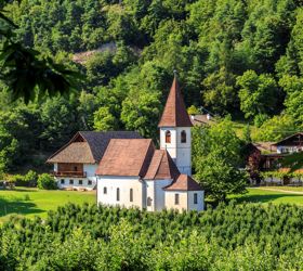 Die Kirche in Glaning